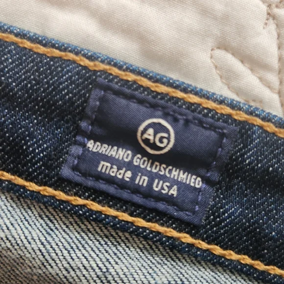 AG Adriano Goldschmeid Jeans Size 29 The Aubrey Skinny Straight Dark Wash Low - Picture 7 of 11